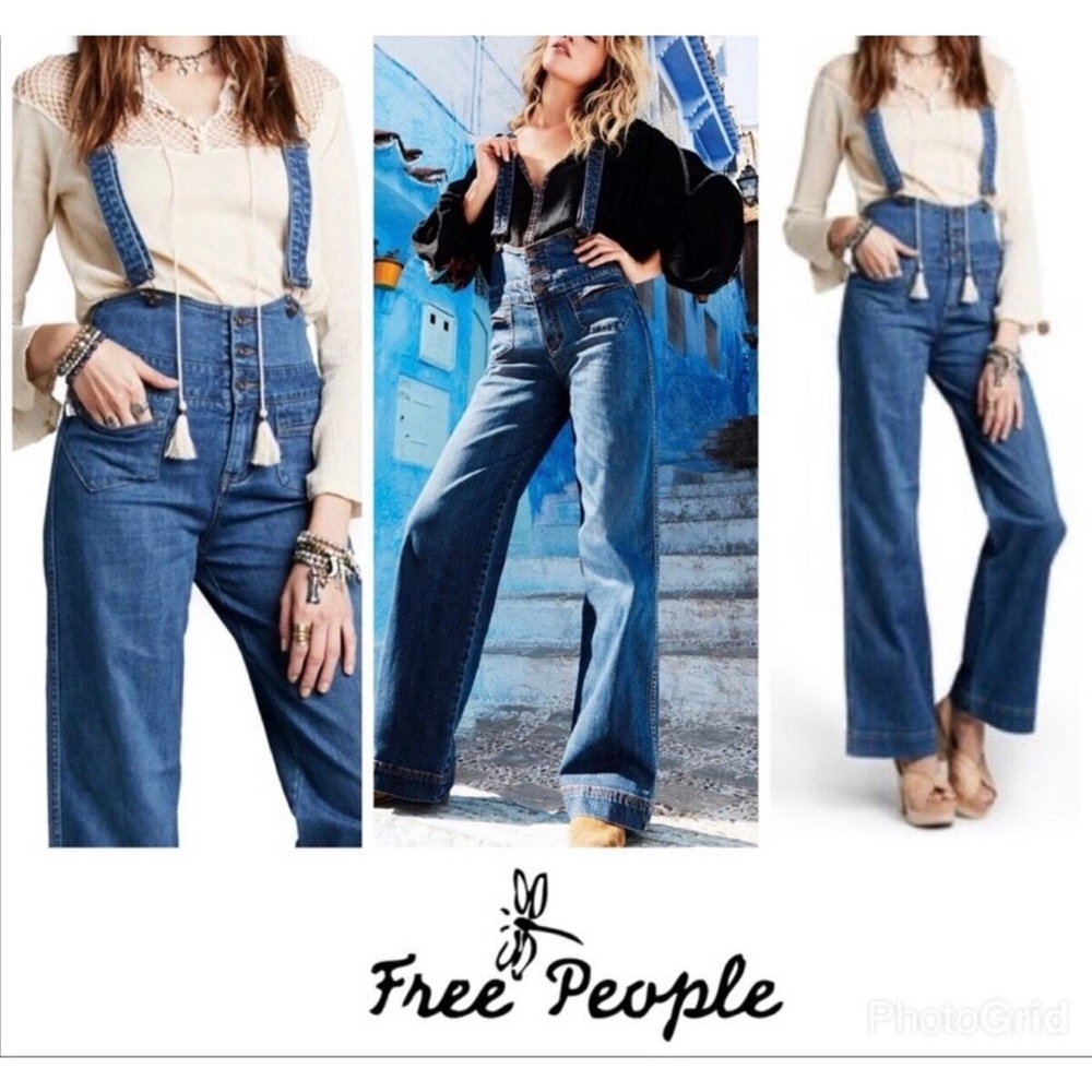 💙 Free People Penrose Overalls 28